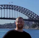 Jack Hales at Sydney Harbour